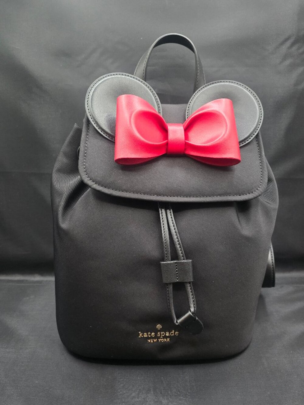 Kate Spade Disney x Minnie Mouse Backpack Black KG589 - Picture 1 of 9
